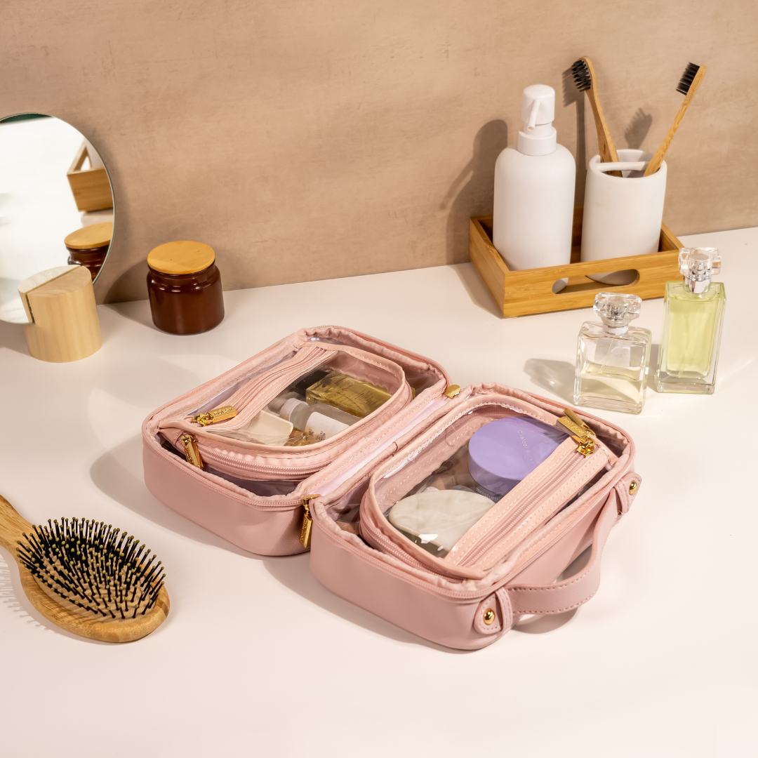DONNA Dual Sided Transparent Makeup Case Maison Minimalist