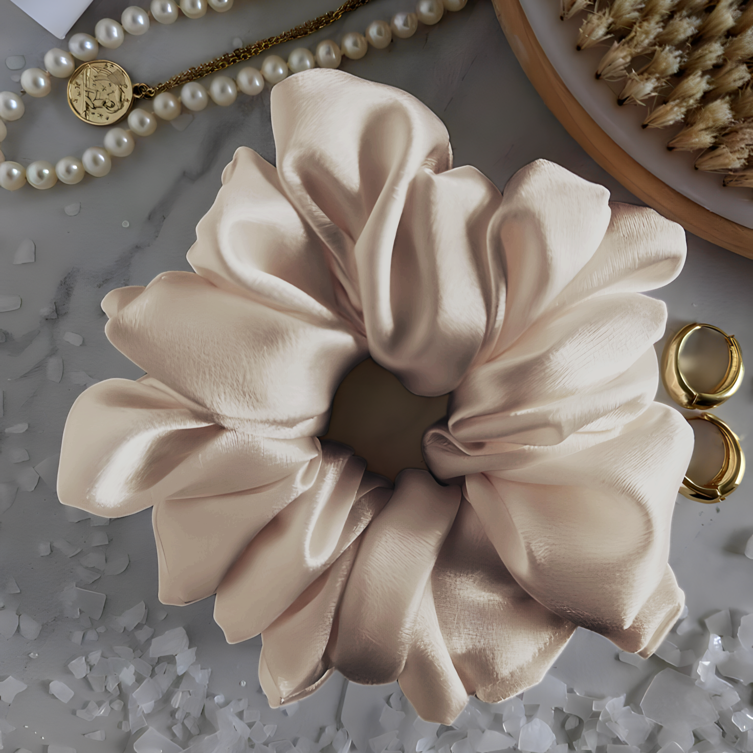 ROSALIE | Premium Satin Hair Scrunchies (2 Pack)