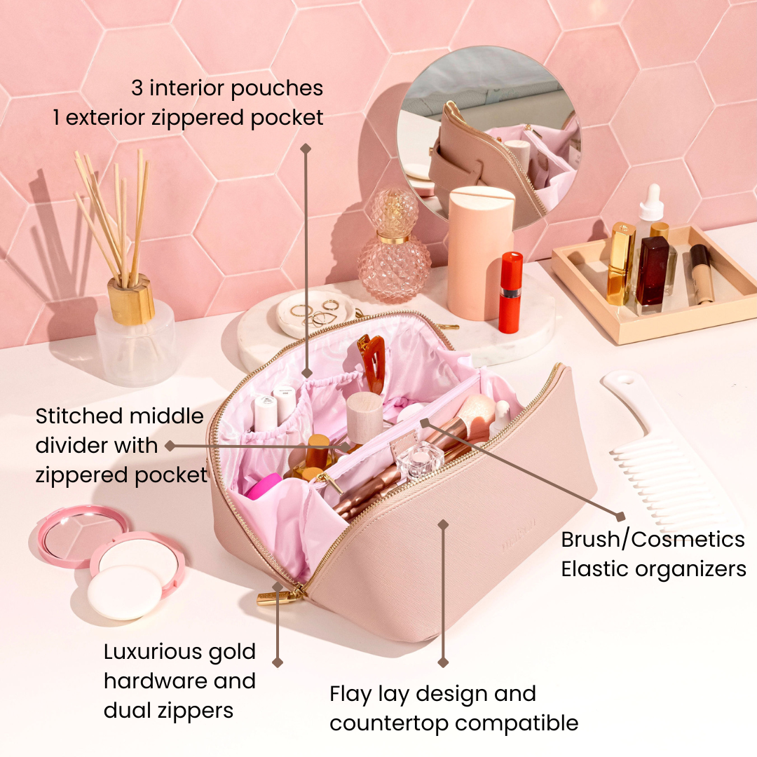 AVA | Deluxe Expandable Makeup Bag