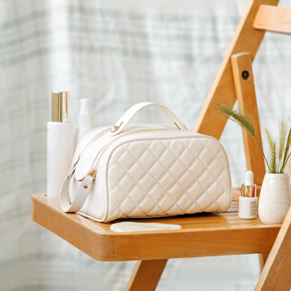 JACE | Leather Cosmetics Travel Bag
