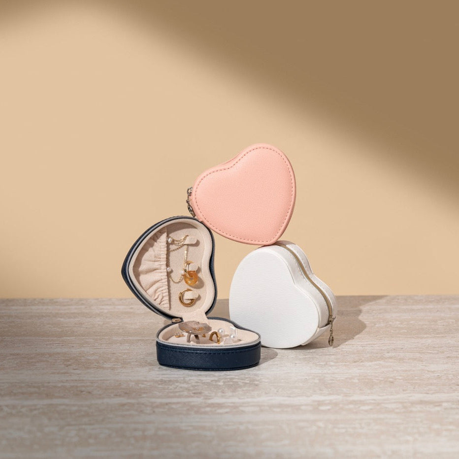 CAYENNE | Heart Shaped Portable Jewelry Box - Maison Minimalist