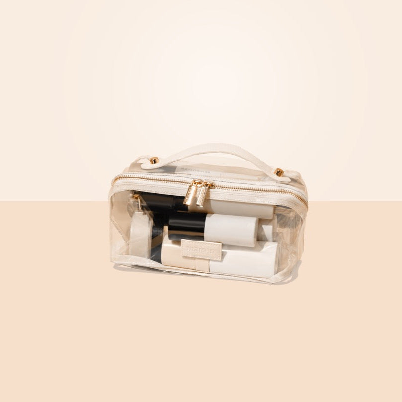 CASEY | Clear Flat Lay Makeup Bag