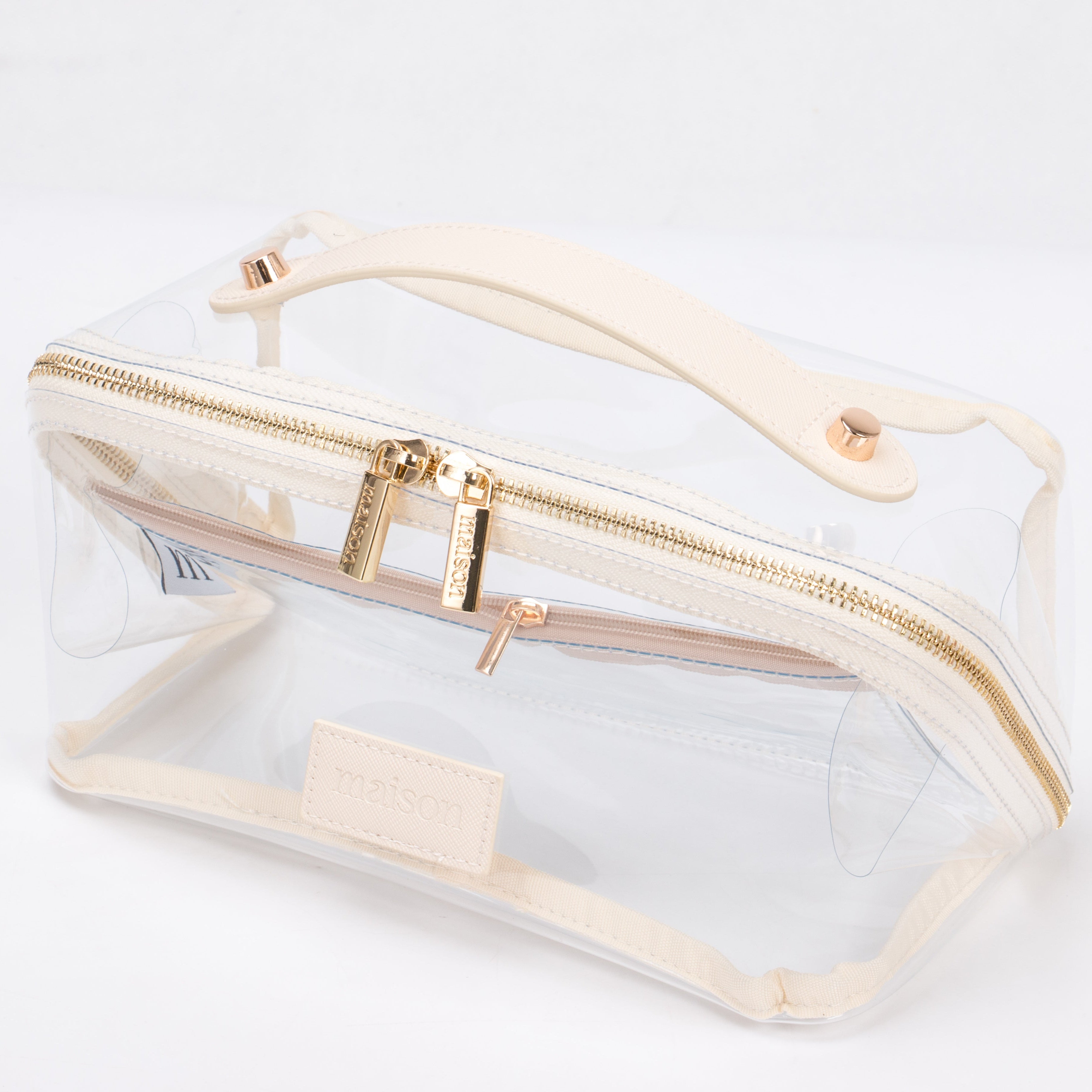 CASEY | Clear Flat Lay Makeup Bag