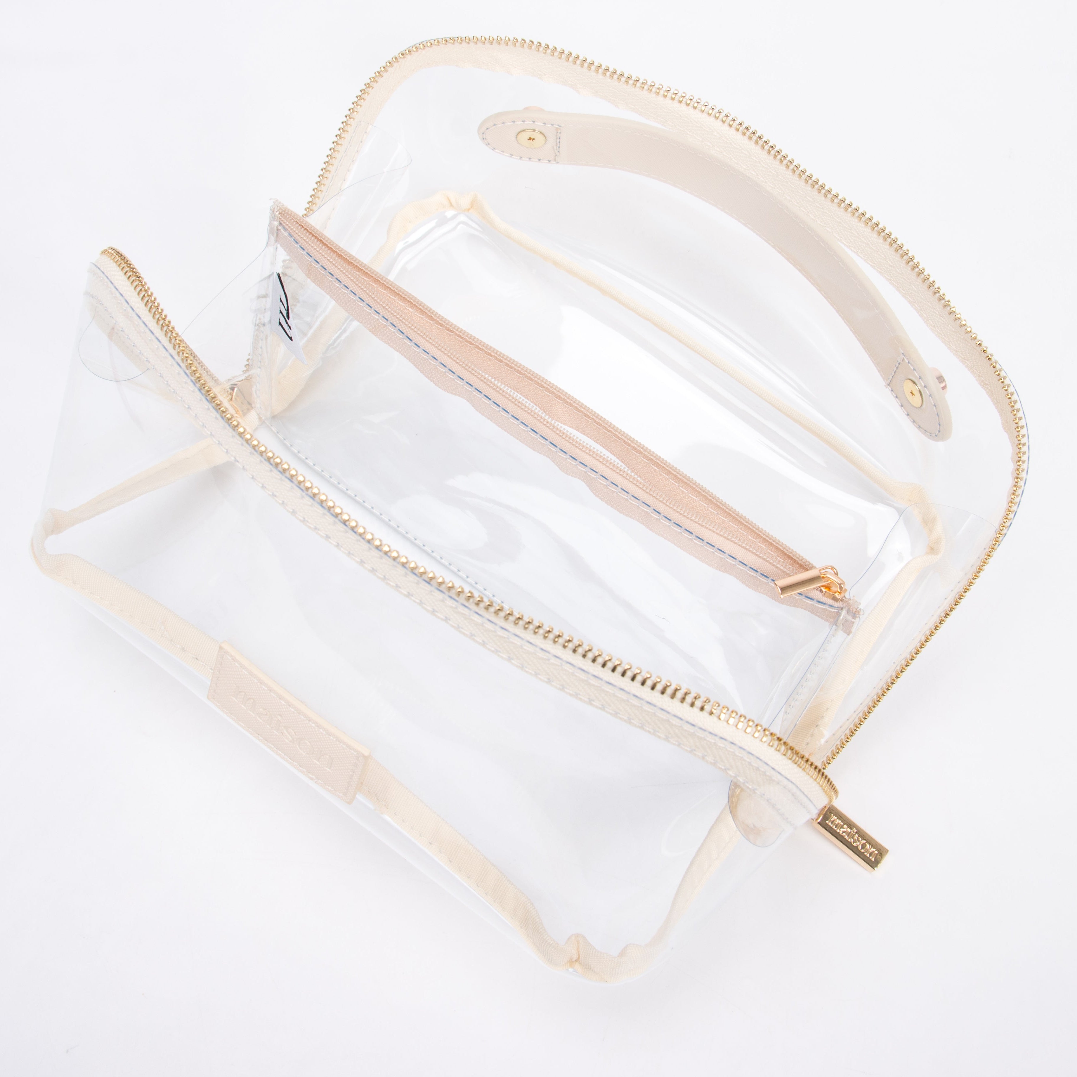 CASEY | Clear Flat Lay Makeup Bag