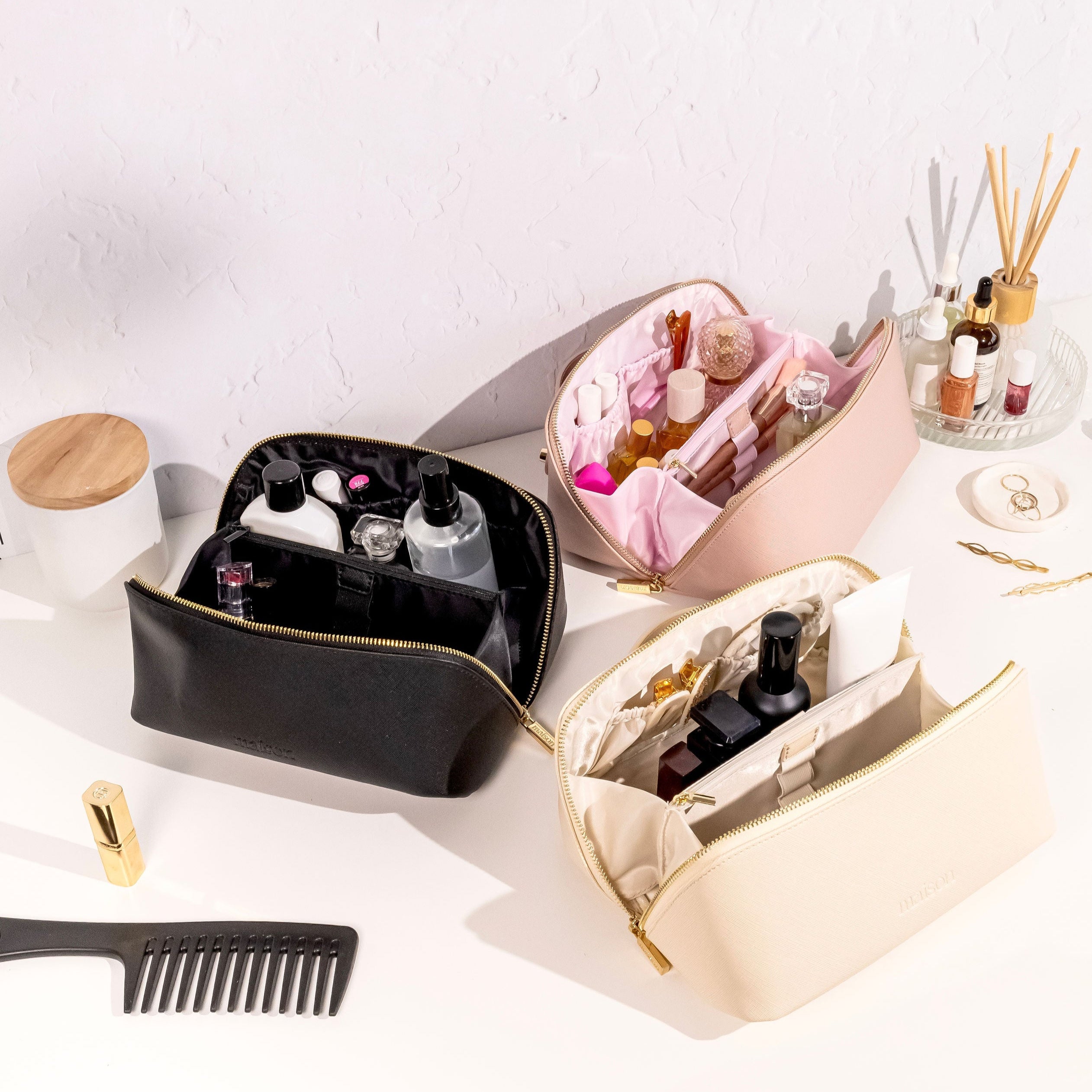 AVA | Deluxe Expandable Makeup Bag