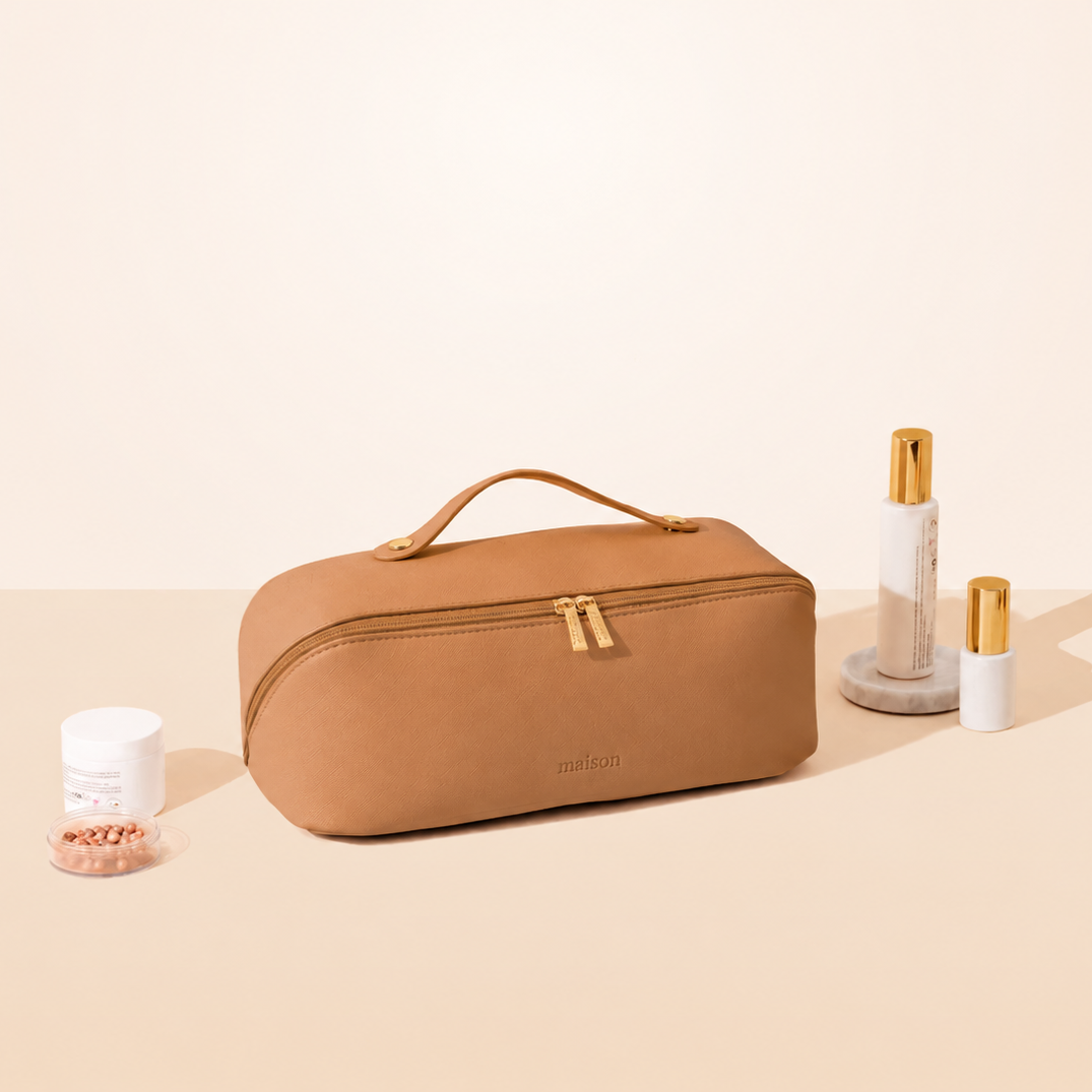 SALY LARGE | Expandable Makeup & Hair Travel Bag
