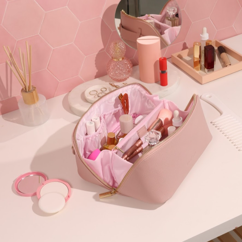 Flat Lay Makeup Bags: Comparing SALY, AVA, CASEY and BELLA