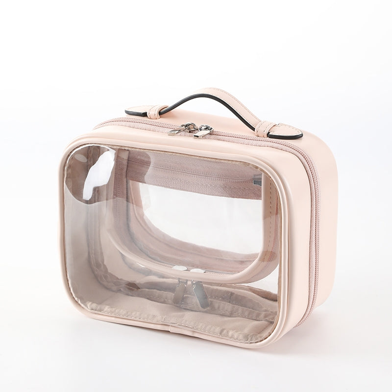 3 Piece Waterproof Travel Bag Set Transparent Makeup Toiletry Clear Wash  Pouch | eBay
