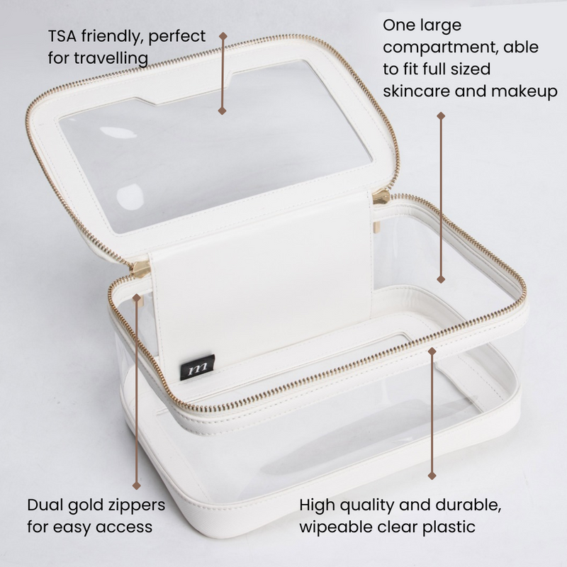 AILYN | Clear Makeup Travel Case