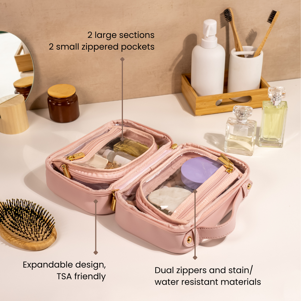 DONNA Dual Sided Transparent Makeup Case