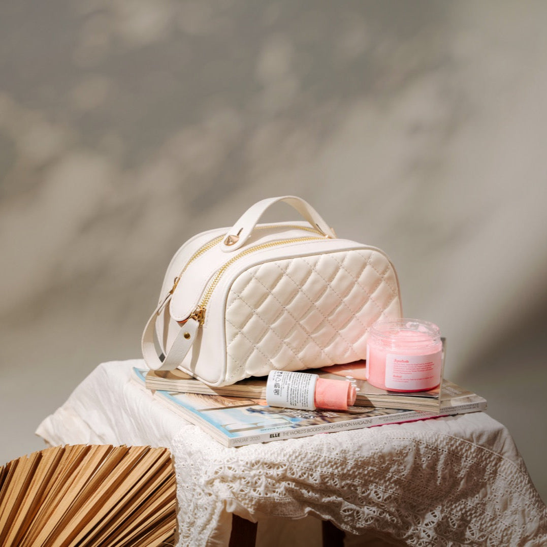 JACE | Leather Cosmetics Travel Bag