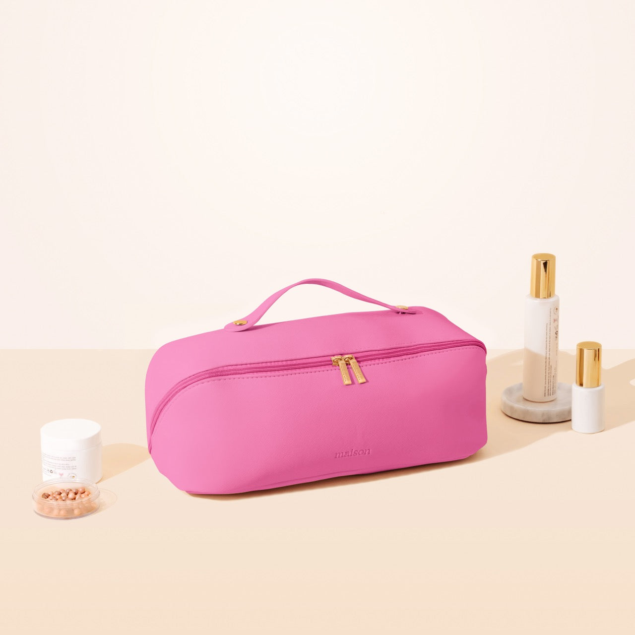 SALY LARGE | Expandable Makeup & Hair Travel Bag