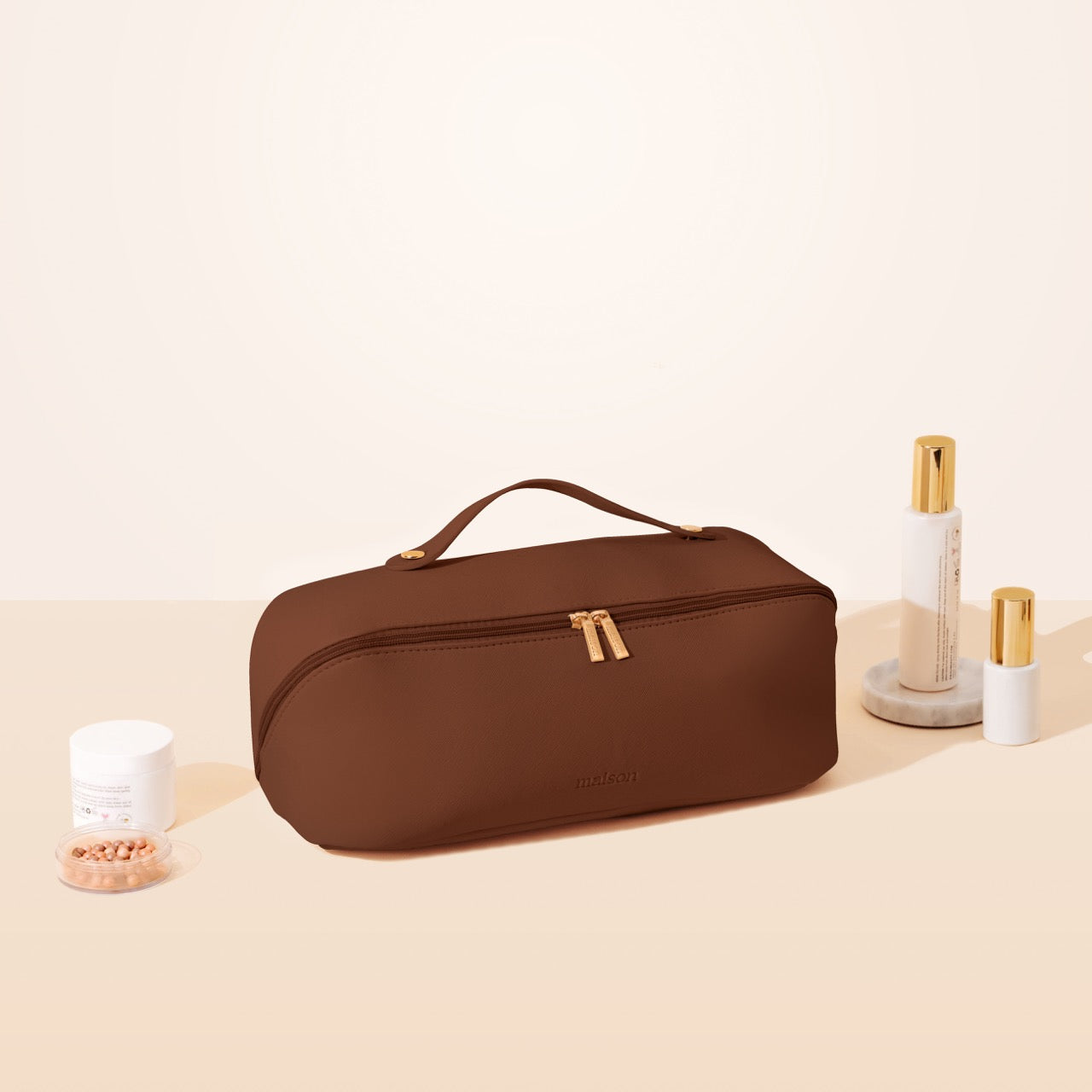 SALY LARGE | Expandable Makeup & Hair Travel Bag