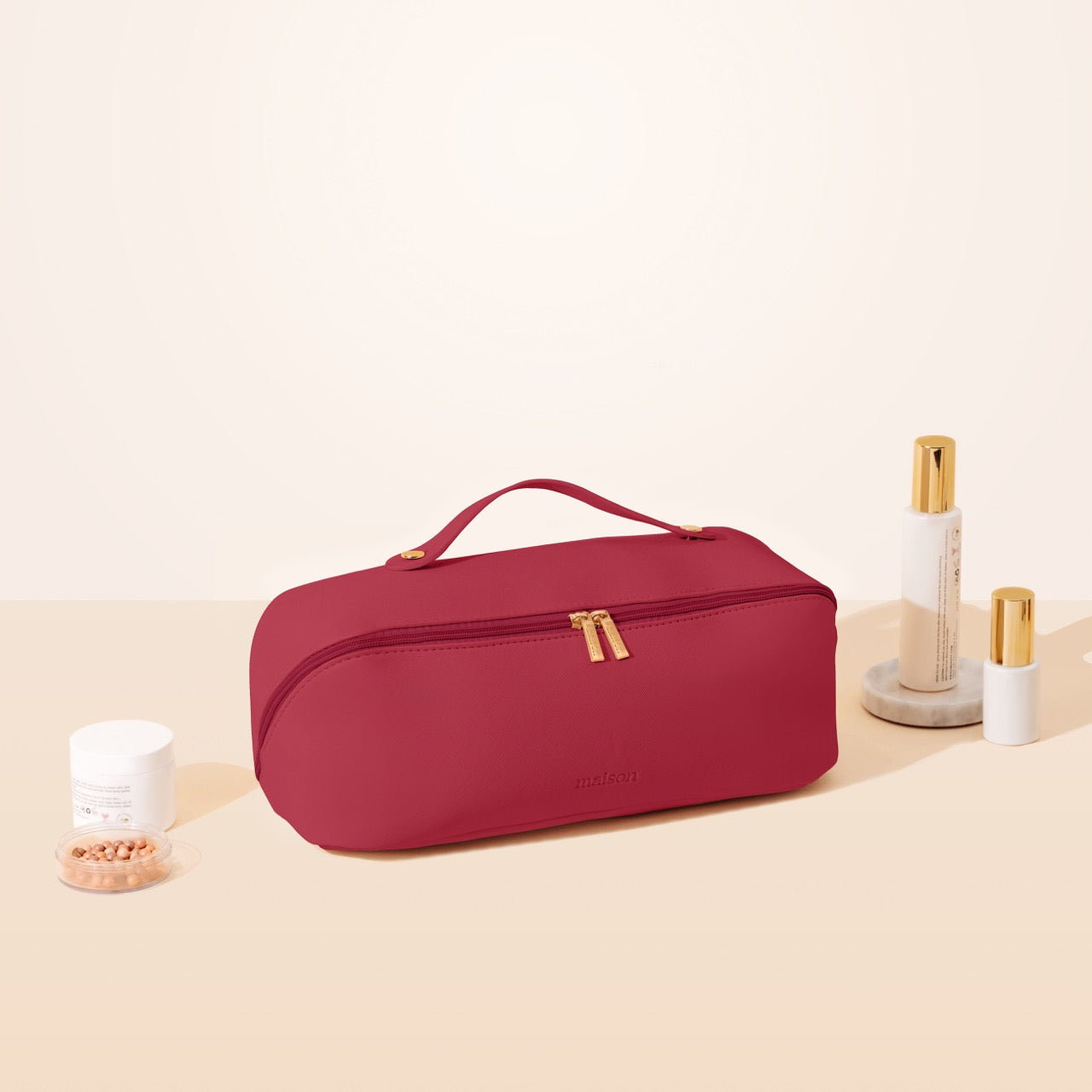 SALY LARGE | Expandable Makeup & Hair Travel Bag