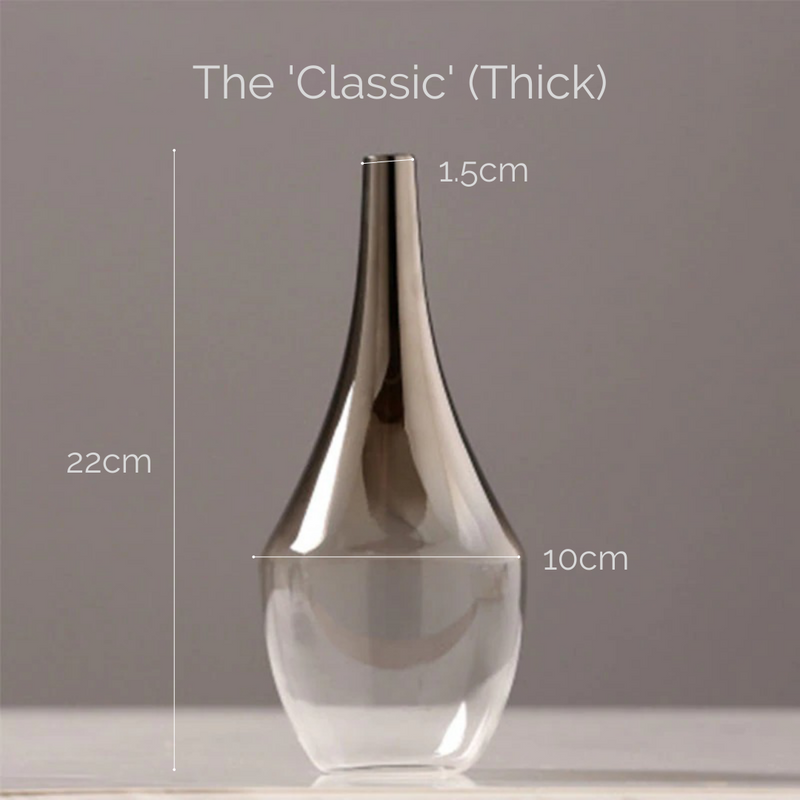 FLORES | Silver Gradient Vase