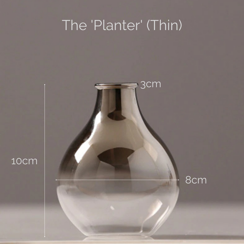FLORES | Silver Gradient Vase